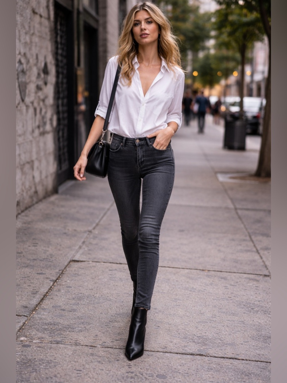 J Brand Mid-Rise Super Skinny Jeans Faded Black Size 29 NWT Designer Denim